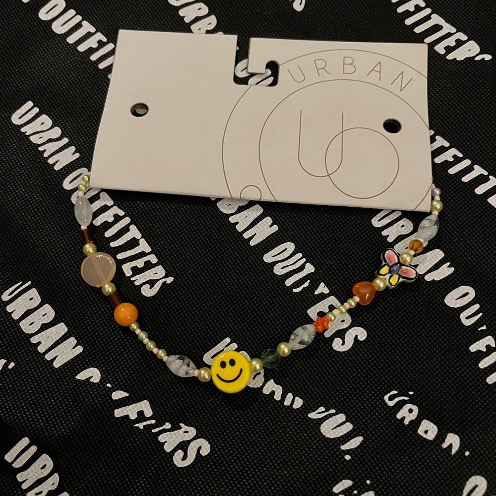 Urban outfitters beaded necklace new with tag- small damage